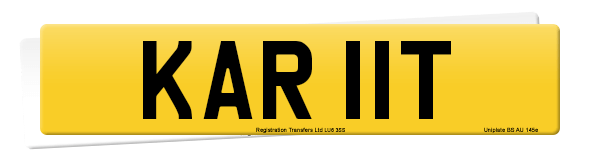 Registration number KAR 11T